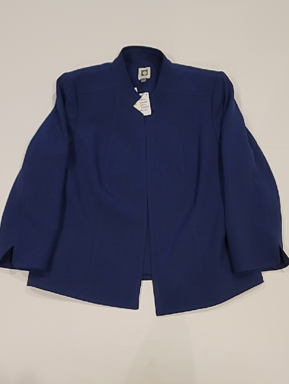 Anne Klein Navy Blue Two-Piece Dress Suit 14 - Picture 7 of 16